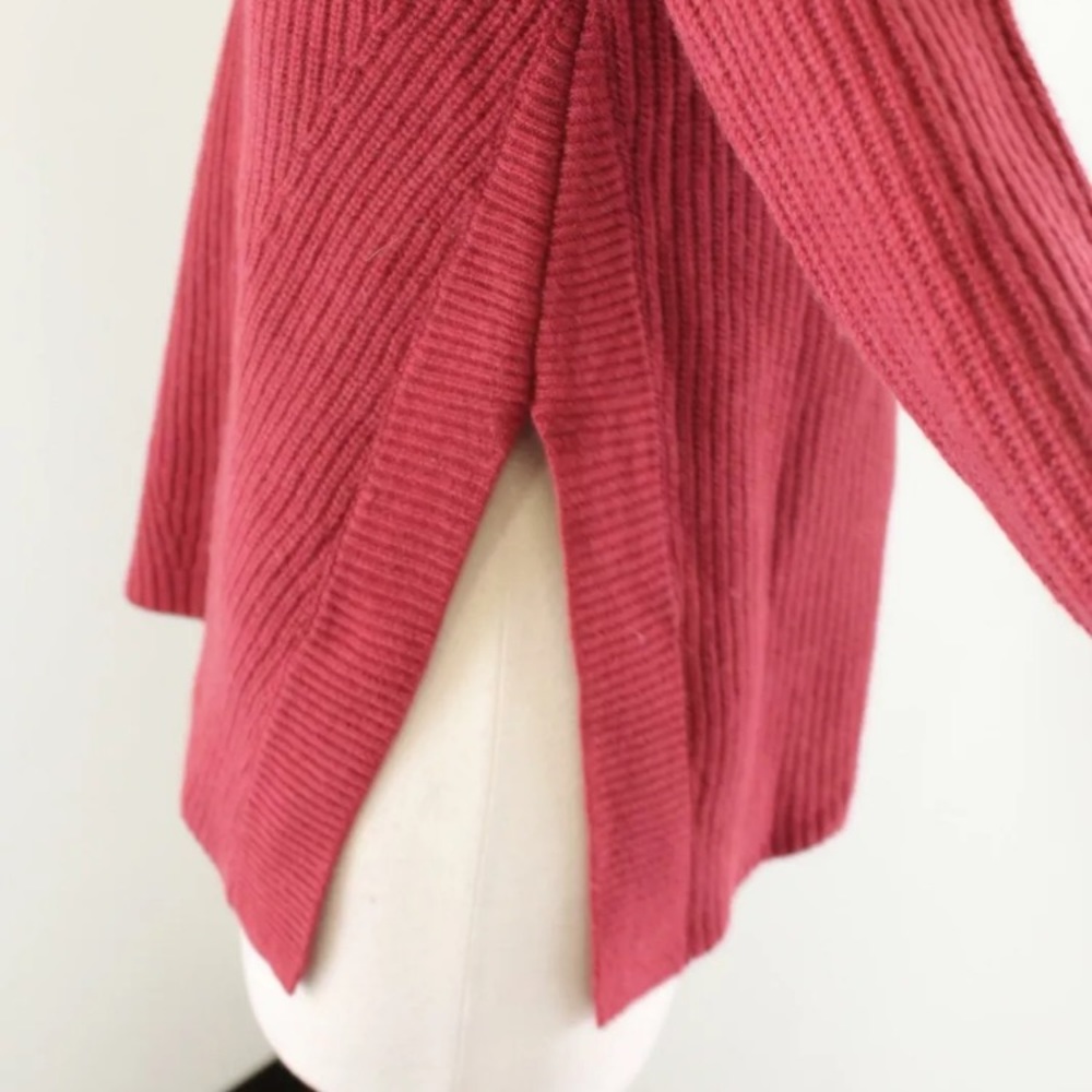 NWT Ann Taylor Rust Red Crewneck Sweater - Picture 6 of 7